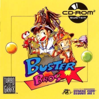 Buster Bros TurboGrafx CD  box art